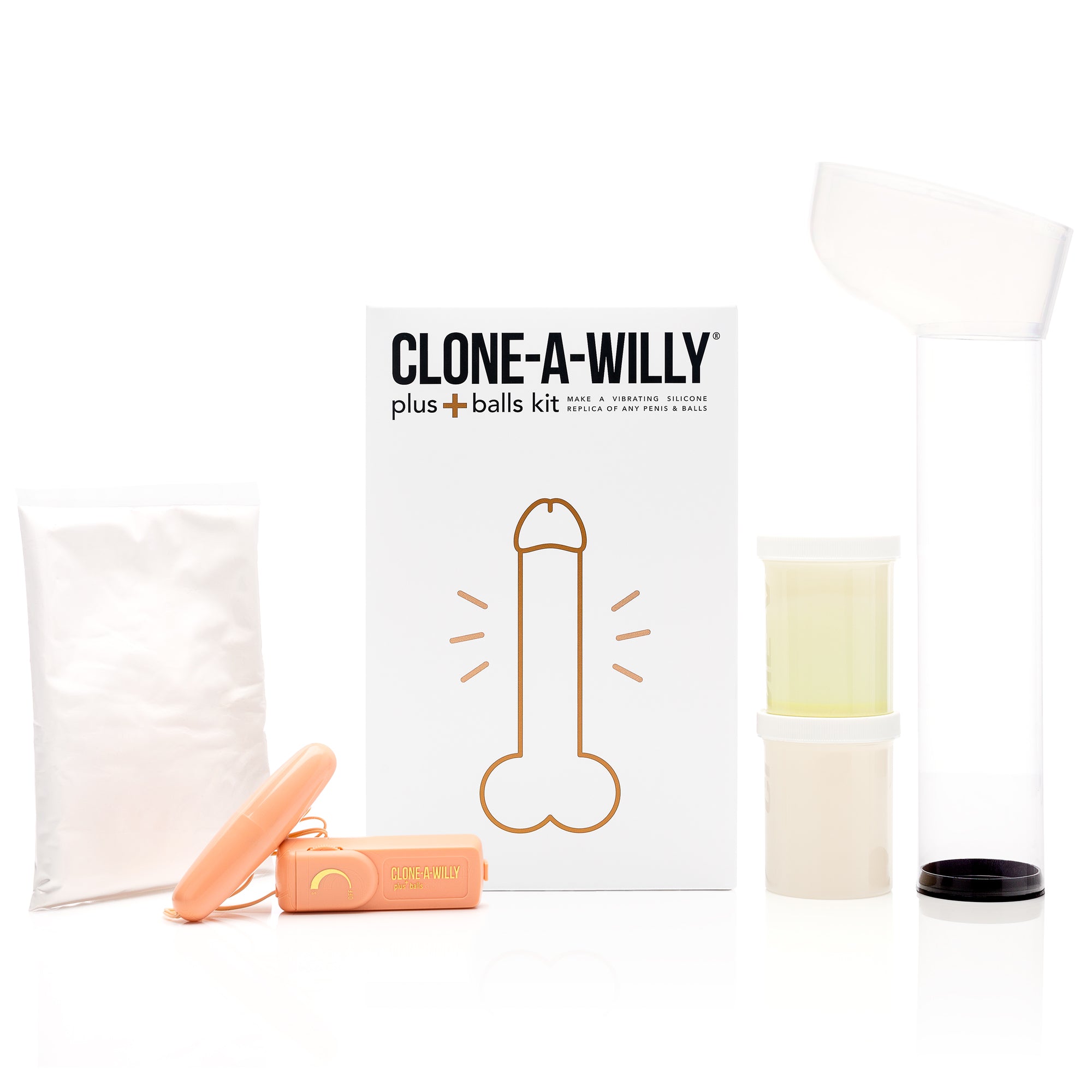 Penis Plus Balls <br>DIY Dildo Kit <br>Glow in the Dark