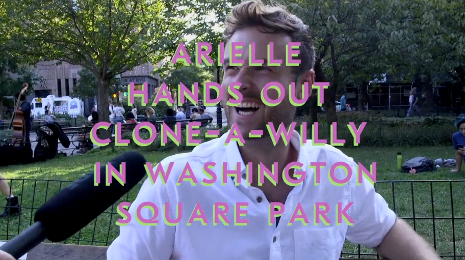 Clone-A-Willy Interview in <br>Washington Square Park NYC