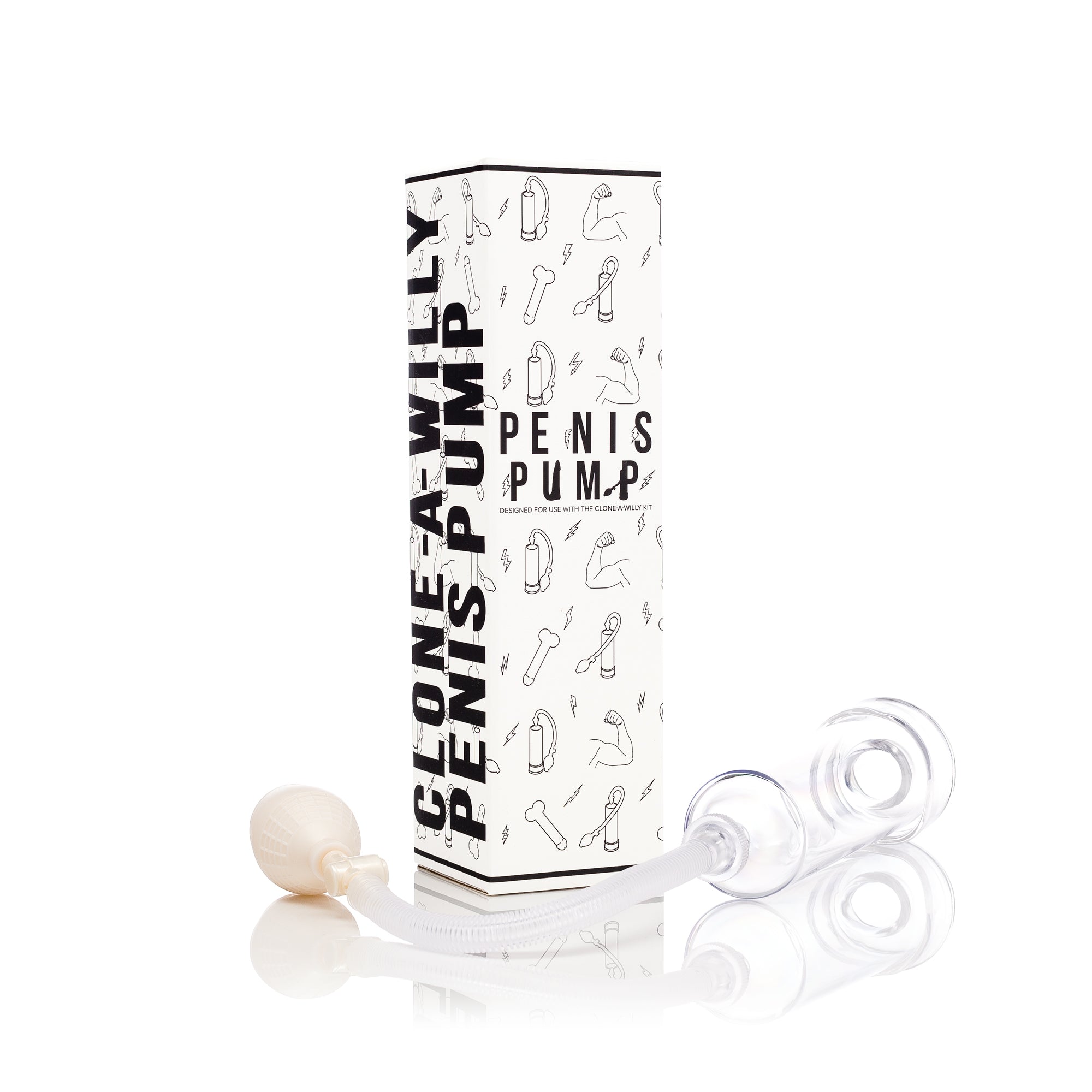 Clone-A-Willy Penis Pump Clear White