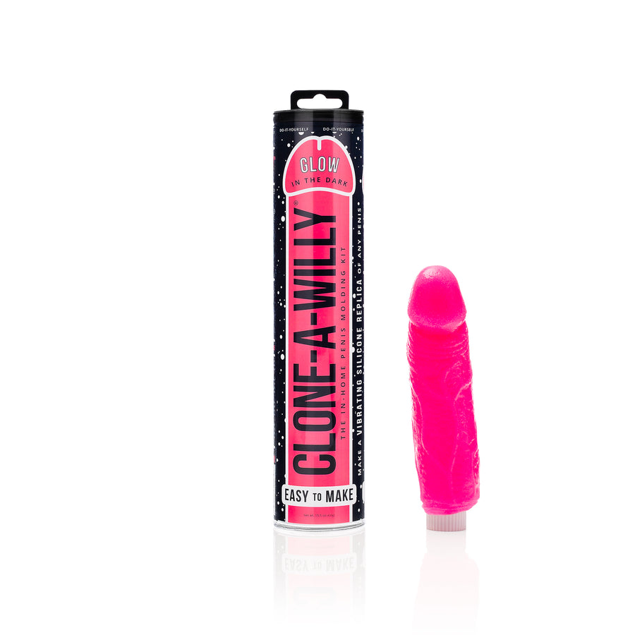DIY Homemade Dildo <br>Clone Kit <br>Glow In The Dark Pink